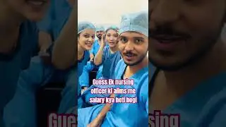 Guess salary 🫣 #aiims #nursingofficer #nursing #tarunyogi #trending #video #salary #popular