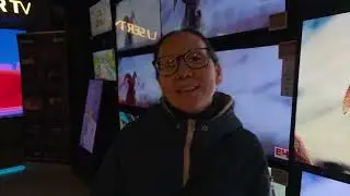 Just watching devices in Tech Store and walk the streets