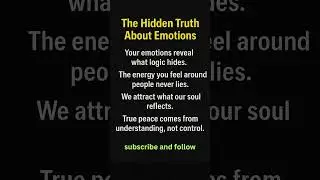 The Hidden Truth About Emotions  | Deep Psychology of Human Mind #psycholgyfacts #viral #facts