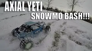 Axial Yeti in SNOWMO! Powder snow plus Yeti equals FUN!