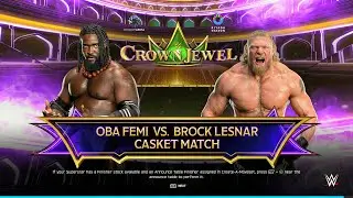 WWE 2K25 - Oba Femi vs. Lesnar - Next Gen Superstars