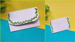 ✉️ Easy Origami Envelope Tutorial ✉️| how tomake envelope for letters | diy aestheticenvelopes