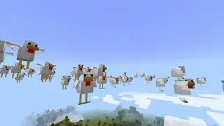 how to make a chicken explosion in Minecraft