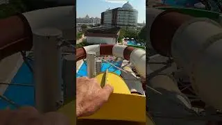 Tunnel Freefall Water Slide at Dream World Aqua #shorts #waterpark #viralshorts
