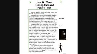 Facts and Figures - Unit 2: How? Why? Lesson 5: How Do Many Hearing-Impaired People Talk?