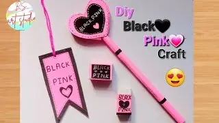 DIY black🖤 pink💗 craft || Paper craft || amazing crafting video @rsartstudio