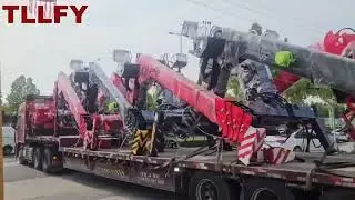 Export about the straight boom crane