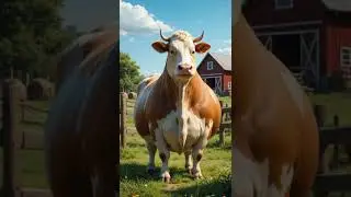Chunky Cow Takes Over the Farm! 🐄🌾 | Funniest AI Animation!