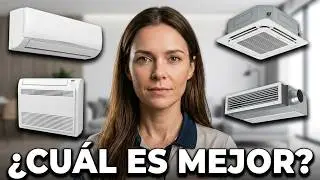 &iquest;Qu&eacute; tipo de aire acondicionado Split es mejor? Comparativa pared, techo, suelo, ducto: Ventajas