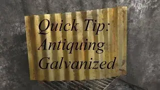Quick Tip: Antiquing Galvanized