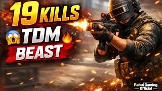 PUBG Mobile TDM 🔥 19 Kills Insane Gameplay | Close Combat Beast 😱 | Rahul Gaming Official