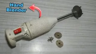 How to Make a Powerful Hand Blender at Home - Easy Way
