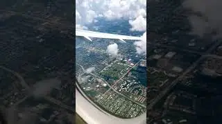 #florida #flight #travel #beautiful #view  #beautifulweather #amazing #airbus #shorts