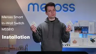 Как установить умный настенный выключатель Meross MSS810
