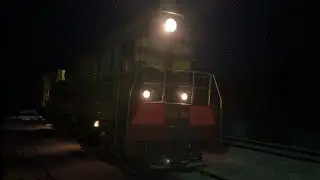 Отправление пригородного поезда №6652 Пинюг - Подосиновец со станции Панасюк