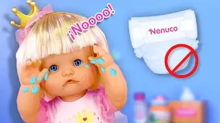👑👶&iexcl;Mi Beb&eacute; Nenuco Princess deja el pa&ntilde;al! 🚼 | 🍼 Beb&eacute;s de juguete Nenuco 💖