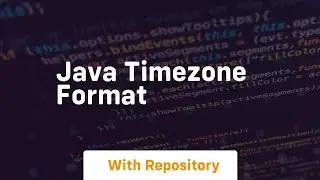 java timezone format