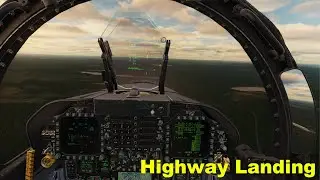 DCS: Kola - Highway Landing in a Hornet