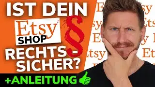 Schritt f&uuml;r Schritt: Etsy Shop AGB, Impressum, Datenschutz einrichten | Etsy Shop einrichten 2022