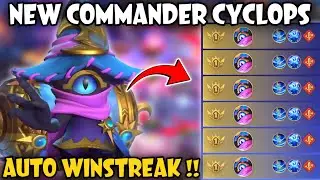 LATEST UPDATE !! HOW TO USE COMMANDER CYCLOPS !! MAGIC CHESS GO GO BEST STRATEGY 