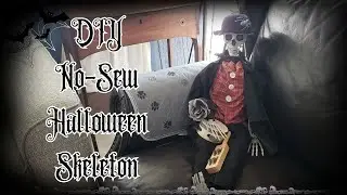DIY NO SEW Halloween Skeleton Clothes