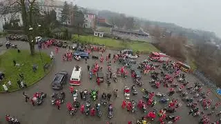 Moto mikołaje 2025 Piekary Śląskie - Parada