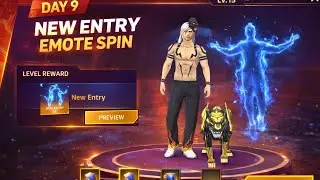 DAY 9 NEW ENTRY ANIMATION SPIN || +FREE GIVEAWAY 2026 #freefire 
