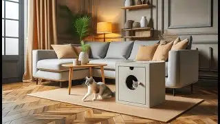🐾 unipaws Cat Litter Box Enclosure Furniture | Best Cat Box Furniture 🏡