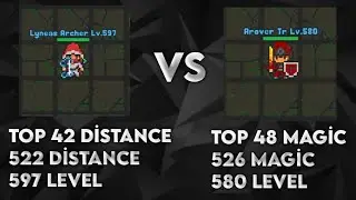 Rucoy Online Top 42 Distance Vs Top 48 Magic Part#2 !