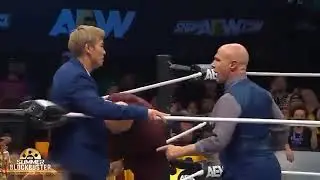 Kenny Omega and Kazuchika Okada Contract Signing at AEW Summer Blockbuster 2025