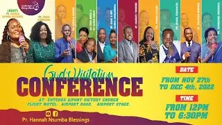 Bp Ronald Mukiibi, Pr Emma Wagaba and Pr Sarah Lukoda God's Visitation Conference 30.11.2022
