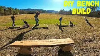 We&rsquo;re Building a Bench for the Backyard Golf Driving Range