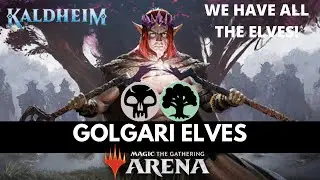 Golgari Elves | MTGA Standard Bo1 | Kaldheim Standard | The Best Version of Elves!
