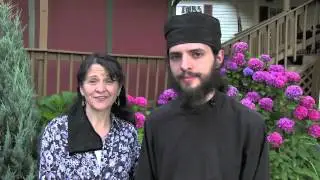 Novice's mother thanks donors for supporting Holy Cross Monastery in Wayne, WV