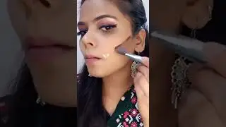 Trying viral contour hack #shorts #youtubeshorts #makeuphacks #contourtutorial
