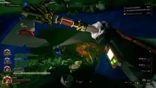 Pickaxing a cocky Cave Leech