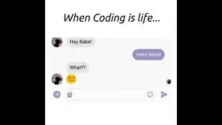 When Coding is Life !! Status