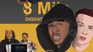 DigDat x Aitch - Ei8ht Mile [Music Video] | Americans Reacting to UK Rap 🇬🇧