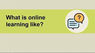 What is online learning like?