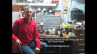 How to set the anti reverse dog springs on a Penn 712Z and Mitchell 304 fishing reel