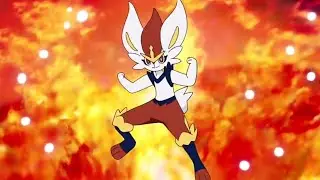 Goh's Raboot Evolve Into Cinderace | Pokemon Journeys Episode