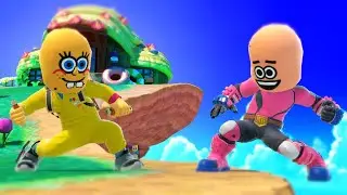 Номер 1 Фрай Кук - Монтаж Спанч Боба (Mii Brawler) SSBU