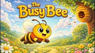 The Busy Bee 🐝 | Read-Along & Sing-Along Story for Kids | One Flower at a Time | Let&rsquo;s Go Adventures
