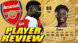 88 Saka Player Review! Gold Saka Review! Gold 88 Bukayo Saka Review - EA FC 26 Ultimate Team