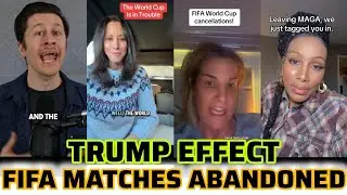 TRUMP Fallout as FIFA Fans ABANDON World Cup Matches
