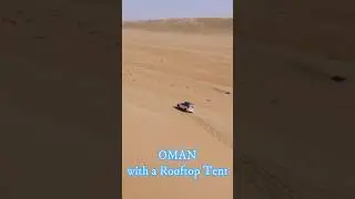 Oman Desert Camping with 4x4 Rooftop Tent | Active Oman Adventures #Shorts
