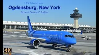 Breeze Airways First Class to Ogdensburg, N.Y. - 4K