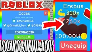 ALL OP CODES IN BOXING SIMULATOR 2020 #ROBLOX