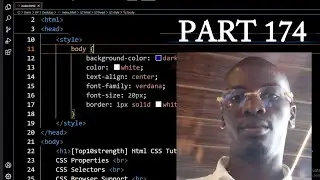 Html CSS Tutorial for Beginners to Advance: 174 CSS Course - CSS Outline Style with dashed value