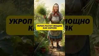 УКРОП РАСТЕТ МОЩНО КАК СОРНЯК